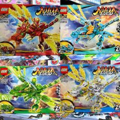 Đồ chơi lắp ráp Ninja Rồng OBM 9044 - Bộ 4 phân loại Lego cho bé - Đồ chơi phát triển tư duy sáng tạo
