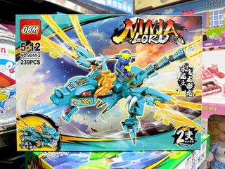 Đồ chơi lắp ráp Ninja Rồng OBM 9044 - Bộ 4 phân loại Lego cho bé - Đồ chơi phát triển tư duy sáng tạo