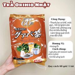 Trà Genpi Orihiro túi lọc hỗ trợ giảm cân, chống oxy hóa (60 túi x 3g)