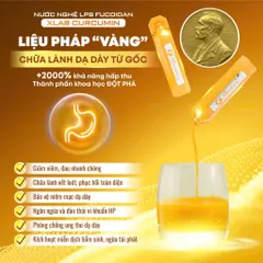 Nước Uống Nghệ Nano Xlab Curcumin Ukon LPS Fucoidan Nhật Bản - Giải Pháp Tăng Cường Miễn Dịch & Làm Đẹp Da, Hộp 30 Tuyp