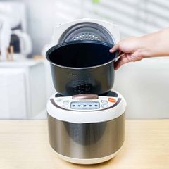 Nồi Cơm Điện Tử LocknLock EJR351BRW 1.8L - Nấu Cơm Thông Minh, Chống Dính, Thiết Kế Tiện Lợi cho Gia Đình 4-6 Người