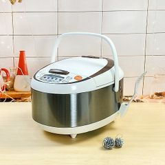 Nồi Cơm Điện Tử LocknLock EJR351BRW 1.8L - Nấu Cơm Thông Minh, Chống Dính, Thiết Kế Tiện Lợi cho Gia Đình 4-6 Người