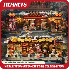 Mô Hình Popmart Blind Box 2025 - Wealthy Snake New Year Celebration Figure - Chính Hãng, Quà Tặng Độc Đáo, Bộ Sưu Tập 15 Nhân Vật
