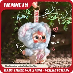 MÔ HÌNH BLIND BOX BABY THREE VOL 3 MINI - VERSION KEYCHAIN - CHÍNH HÃNG DOUMI