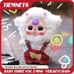 MÔ HÌNH BLIND BOX BABY THREE VOL 3 MINI - VERSION KEYCHAIN - CHÍNH HÃNG DOUMI