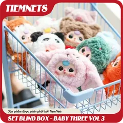 MÔ HÌNH BLIND BOX BABY THREE VOL 3 - VERSION PLUSH DOLL - CHÍNH HÃNG DOUMI