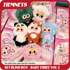 MÔ HÌNH BLIND BOX BABY THREE VOL 3 - VERSION PLUSH DOLL - CHÍNH HÃNG DOUMI