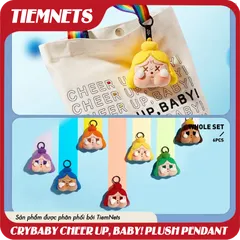 Mô Hình Blind Box Crybaby Cheer Up, Baby! Series - Móc Khóa Nhồi Bông Popmart - Quà Tặng Dễ Thương cho Fan Hâm Mộ