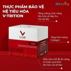 V-Trition+ Thực Phẩm Bảo Vệ Sức Khỏe Hệ Tiêu Hóa, Hỗ trợ Dạ dày, ruột non, đại tràng, các tổn thương hệ tiêu hoá