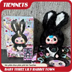 MÔ HÌNH BLIND BOX BABY THREE LILY RABBIT TOWN PLUSH DOLL - CHÍNH HÃNG DOUMI