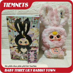 MÔ HÌNH BLIND BOX BABY THREE LILY RABBIT TOWN PLUSH DOLL - CHÍNH HÃNG DOUMI