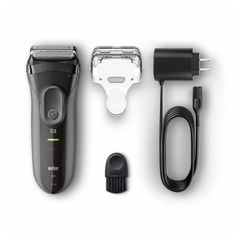 Máy cạo râu Braun Series 3 ProSkin 3000s - Cạo ướt và khô, Tích hợp đầu tỉa chính xác, Sạch sẽ và dễ sử dụng, Made in Germany
