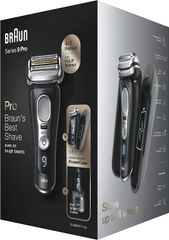 Máy Cạo Râu Điện Braun Series 9 Pro 9470CC Noir - Công Nghệ Cạo Râu Tiên Tiến, Sạc Pin Nhanh và Tính Năng Làm Sạch Thông Minh