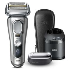 Máy Cạo Râu Điện Braun Series 9 Pro 9487cc - Cạo Râu Sát, Nhẹ Nhàng, Công Nghệ Sonic - Trạm Clean & Charge 5 trong 1, Phù Hợp Cho Mọi Loại Râu