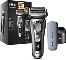 Máy cạo râu Braun Series 9 Pro Premium 9477 - Đầu ProLift, Sạc Dễ Dàng, Sản Xuất Tại Đức, Cạo Râu Nhẹ Nhàng, Hiệu Quả Cao