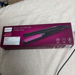 Máy Tạo Kiểu Tóc Philips HP8401/00 - Mini Nhỏ Gọn, Duỗi Tóc Nhanh 210°C, Lớp Phủ Keratin, Bảo Hành 24 Tháng
