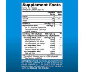 Viên uống dầu cá Omega 3-6-9 Member's Mark Supports Heart Health mẫu mới