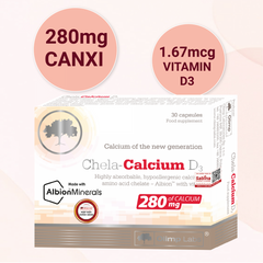 Canxi Chela Calcium D3- Bổ sung Canxi và D3 cho bà bầu và sau sinh