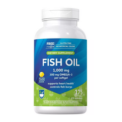 Dầu Cá Vị Chanh Tự Nhiên Rite Aid Fish Oil 1000mg (175 Viên)