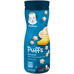 ( có bill nhập) Bánh ăn dặm Gerber hình ngôi sao hữu cơ Gerber Puffs.