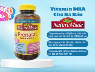Vitamin Tổng Hợp Cho Bà Bầu Prenatal Multi + DHA 150 Viên - Dinh Dưỡng Cần Thiết Cho Mẹ Và Bé, Hỗ Trợ Phát Triển Thông Minh