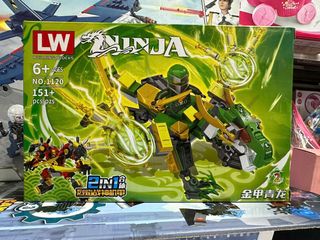 Đồ chơi lắp ráp Ninja rồng có 4 phân loại LW 1120-1 1120-2 1120-3 1120-4