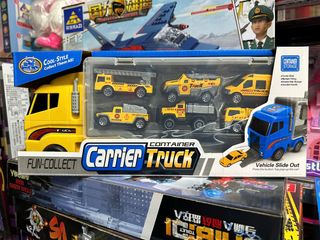 Xe Tải Lớn Chở 6 Xe Nhỏ - Đồ Chơi Trẻ Em Có Đường Trượt, Giao Màu Ngẫu Nhiên - Container Carrier Truck 818