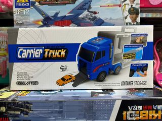 Xe Tải Lớn Chở 6 Xe Nhỏ - Đồ Chơi Trẻ Em Có Đường Trượt, Giao Màu Ngẫu Nhiên - Container Carrier Truck 818
