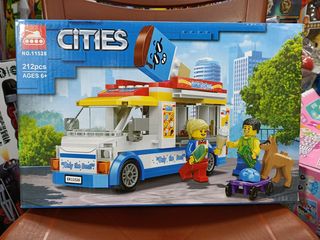 Đồ chơi lắp ráp lego mô hình xe bus bán kem 11528