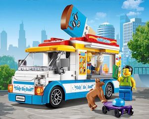Đồ chơi lắp ráp lego mô hình xe bus bán kem 11528