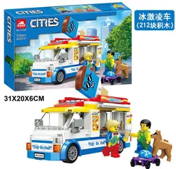 Đồ chơi lắp ráp lego mô hình xe bus bán kem 11528