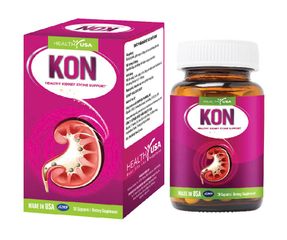 Viên uống Giảm Sỏi Thận KON - Hỗ trợ lợi tiểu, tán sỏi, ngăn ngừa sỏi mới - Nhập khẩu từ Mỹ, hiệu quả toàn diện cho sức khỏe thận