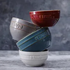 Set 4 Bát Phở Staub Cao Cấp 17cm - Bát Ăn Bún Phở Sang Trọng, Chất Liệu Gốm Chịu Nhiệt, Quà Tặng Ý Nghĩa Dịp Tết