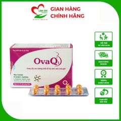 OvaQ1 bổ trứng, niêm mạc đẹp, hỗ trợ cung cấp dưỡng chất trước khi mang thai