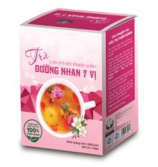 Trà Dưỡng Nhan 7 Vị Thảo Mộc - Hộp 30 Túi Lọc 10Gr Giúp Giảm Cân, Giữ Dáng và Làm Đẹp Da tại Siêu Thị Thiên Nhiên