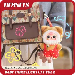 MÔ HÌNH BLIND BOX BABY THREE LUCKY CAT V2 - REALLY LOVE YOU - CHÍNH HÃNG DOUMI