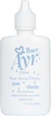 (có bill nhập) Nước muối vô trùng, làm sạch mũi cho bé Ayr Baby 30ml