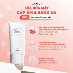 Sữa Rửa Mặt Dịu Nhẹ LANCI Sakura Cleanser 100g