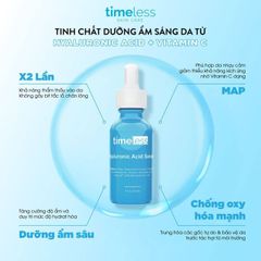 Serum Dưỡng Trắng Da Timeless Hyaluronic Acid + Vitamin C 30ml