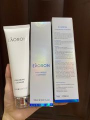 Sữa Rửa Mặt Eaoron Hyaluronic Cleanser 100ml - Dưỡng Ẩm Da, Ngừa Mụn, Phù Hợp Mọi Loại Da, Hương Lavender Thư Giãn
