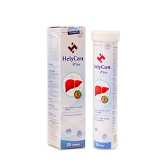 Viên Sủi HelyCan Plus - Giải Độc và Tăng Cường Chức Năng Gan 20 Viên - Hỗ Trợ Sức Khỏe Gan Tối Ưu