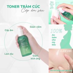 Toner Tràm Trà Hoa Cúc GUO - Nước Hoa Hồng Cấp Ẩm Cho Bà Bầu, Chống Mụn, Giảm Đổ Dầu, Hyaluronic Acid 100ml