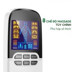 Máy Massage Xung Điện Nikio NK-102 - Thiết Bị Massage 8 Miếng Dán Hỗ Trợ Giảm Đau Toàn Diện, Công Nghệ Nhật Bản