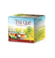 Trà Vỏ Quế Giảm Mụn - Hộp 30 Túi Lọc 3g Thảo Dược Chống Đầy Hơi - Siêu Thị Thiên Nhiên