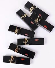 Son YSL Vinyl Cream Lip Stain 5.5ml - Mẫu Mới 2024 với 3 Màu Đỏ Cam Gạch, Hồng Cánh Đào, Hồng Cam Đất - Son Lì Chất Lượng Cao