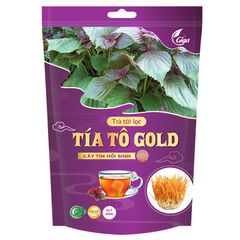 Trà Túi Lọc Tía Tô Gold Gigaherbs 250g - Hỗ Trợ Làm Đẹp Da, Giảm Cảm, Tăng Cường Miễn Dịch