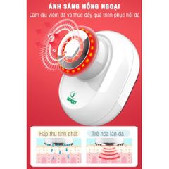 Máy Massage Nâng Cơ Mặt Nikio NK-121 - Công Nghệ Rửa Mặt, Điện Di Tinh Chất, Thúc Đẩy Đàn Hồi Da, Thư Giãn Cơ Mặt, Thiết Kế Nhỏ Gọn