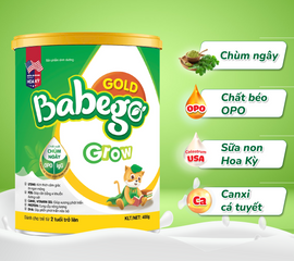 Sữa Babego Gold Giúp Bổ Sung Dinh Dưỡng, Hỗ Trợ Tăng Cân Lon 400g