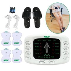 Máy Massage Xung Điện Nikio NK-105 - Thiết Bị Chăm Sóc Sức Khỏe Toàn Thân với 4 Miếng Dán và Dép Massage Chân, Tích Hợp 8 Chế Độ Thư Giãn
