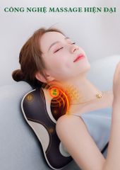 Máy massage cổ vai gáy Nikio NK-136DC - Đấm bóp cao cấp, pin sạc, giảm đau mỏi, thư giãn mỗi ngày cho nhân viên văn phòng và người cao tuổi